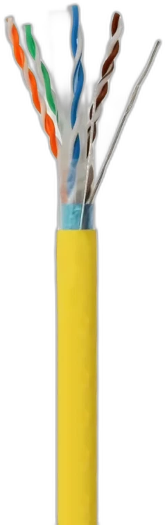 FTP Cat6 Yellow — CAT6 manufactured by LANP CABLE