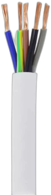 5 Core Cu White — Multi-Core Cable manufactured by LANP CABLE