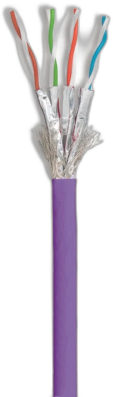Cat7 Cable Purple — CAT7 manufactured by LANP CABLE