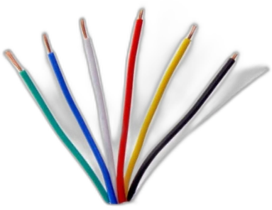 6 Core Unshielded White — Security Cable manufactured by LANP CABLE