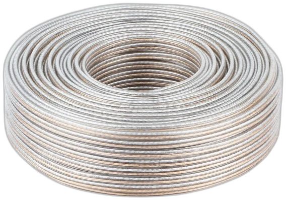 Speaker Wire Gold-Silver — Speaker Cable Flat manufactured by LANP CABLE