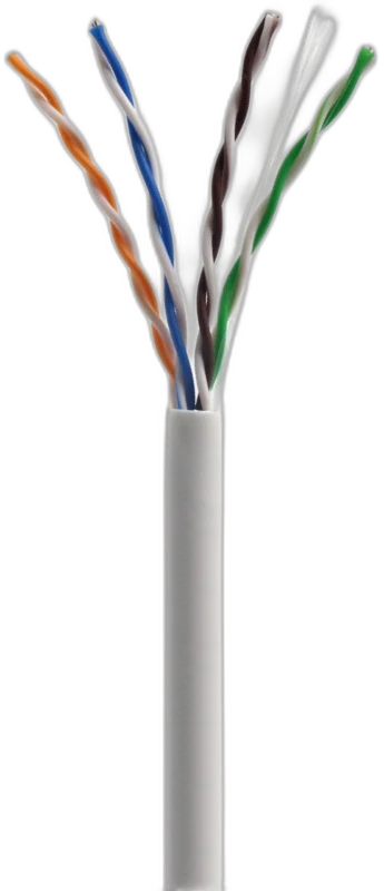UTP Cat5e White — CAT5e manufactured by LANP CABLE