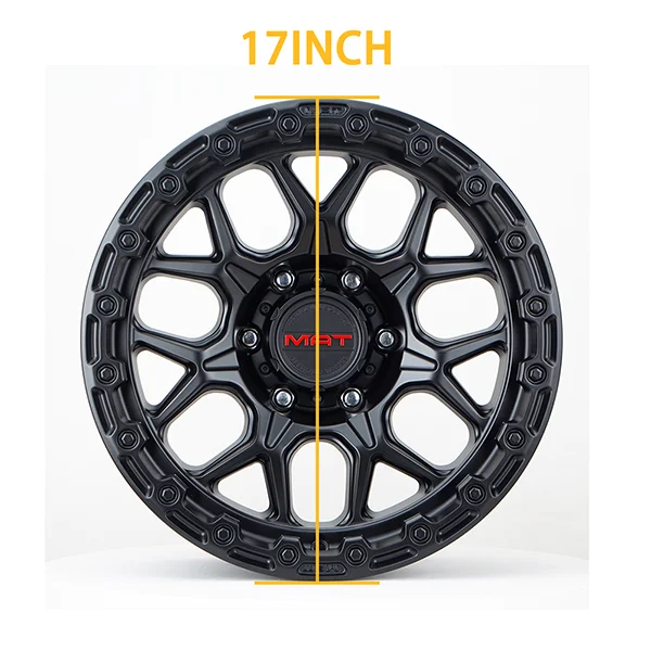 17 Inch Automobile Hub Caps for Jeep for Wrangler JK JL JT ATV for All Off Road Vehicle Replacement view 3