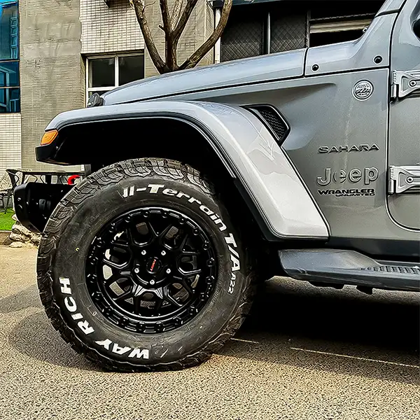 17 Inch Automobile Hub Caps for Jeep for Wrangler JK JL JT ATV for All Off Road Vehicle Replacement