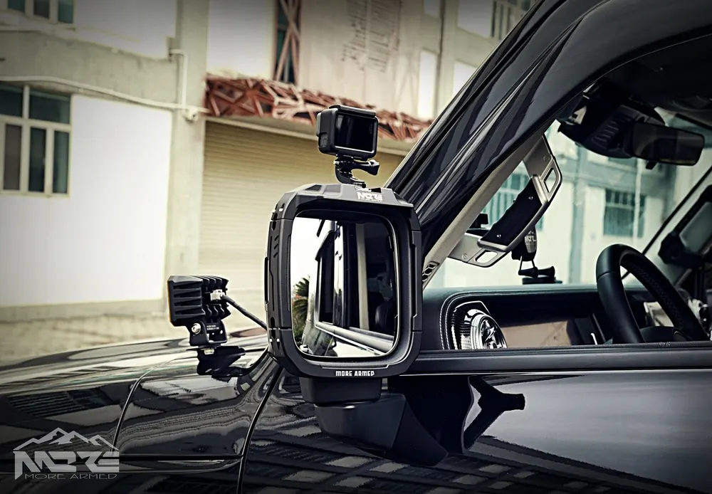 2PCS Tank 300 Multifunctional Rearview Mirror Rain Guards (Armed Series) – Windshield Rain Deflector view 3
