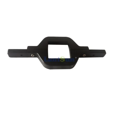 Cheap Cost OEM Made Black Powder Coated Steel Lower Bumper Insert LED Light Bar Mount Bracket B013 view 2