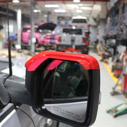 B1009 FORD-BRONCO-21-Rearview Mirror Rain Header-Red view 5