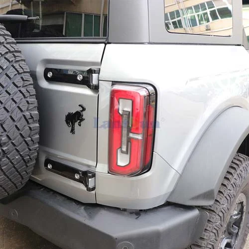 B1010 Ford-BRONCO-21-Tailgate Bracket Hinge-red view 2
