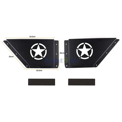 B1013 FORD-BRONCO-21-front-door-storage Box-2/4-door-black-five-star Model