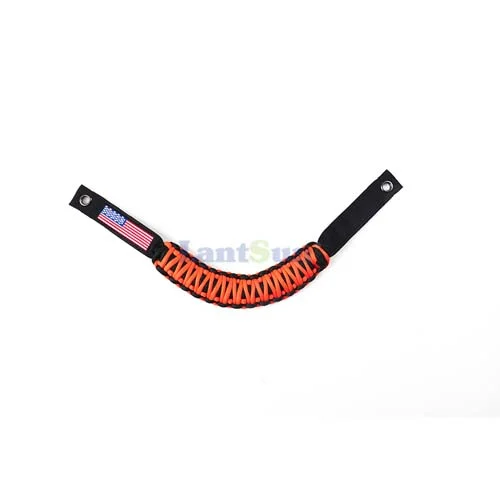 B1016 FORD-BRONCO-21-Rollover Handle-Establishment Model-US Flag Label-Red and Black Pair view 2