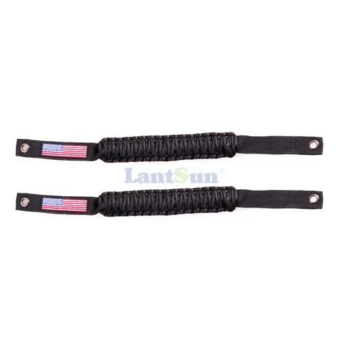 B1016 FORD-BRONCO-21-Rollover Handle-Establishment Model-US Flag Label-Red and Black Pair view 3