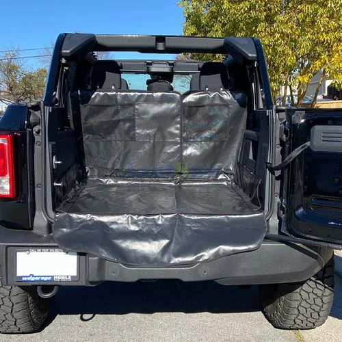 B1021 Ford-BRONCO-21-trunk-multifunctional Storage Mat-4-door-United States Flag Label view 5