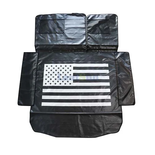 B1021 Ford-BRONCO-21-trunk-multifunctional Storage Mat-4-door-United States Flag Label