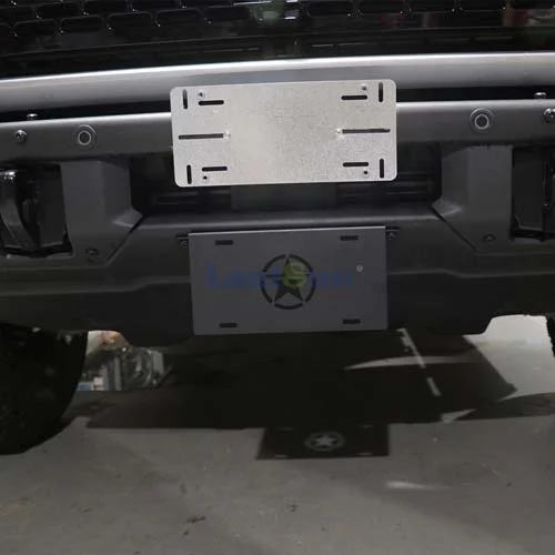B1023 Ford-Bronco-21-aluminum Front License Plate for Ford-bronco-21-five-star Model view 5
