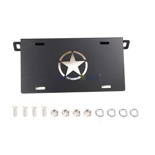 B1023 Ford-Bronco-21-aluminum Front License Plate for Ford-bronco-21-five-star Model