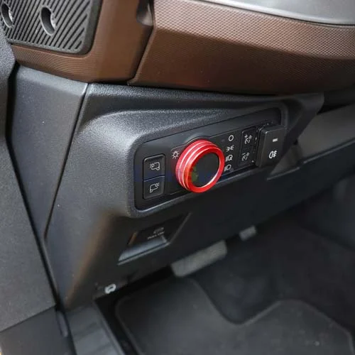 B1037 FORD BRONCO-21-ALUMINUM KNOB SWITCH BRIGHT RING view 5