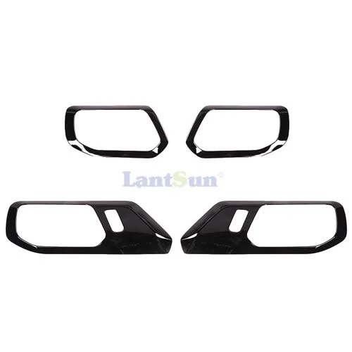 B1038 FORD BRONCO-21-Interior Door Handle Trim Cover-4-Door-Red