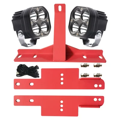 Black Steel Roof LED Work Light Mounting Brackets for Prado PRADO-001 view 4