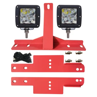 Black Steel Roof LED Work Light Mounting Brackets for Prado PRADO-001 view 3