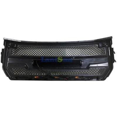 For 2015-2017 Raptor Style Replacement Part Front Bumper Grille W/ LED F102 view 2