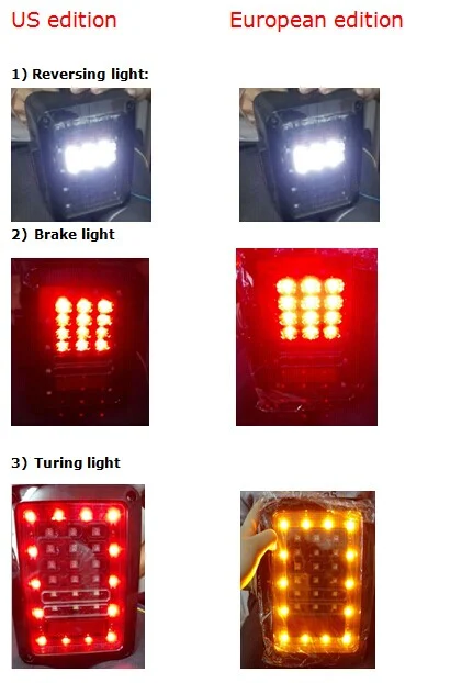 J011 US/Euro LED Taillight view 3
