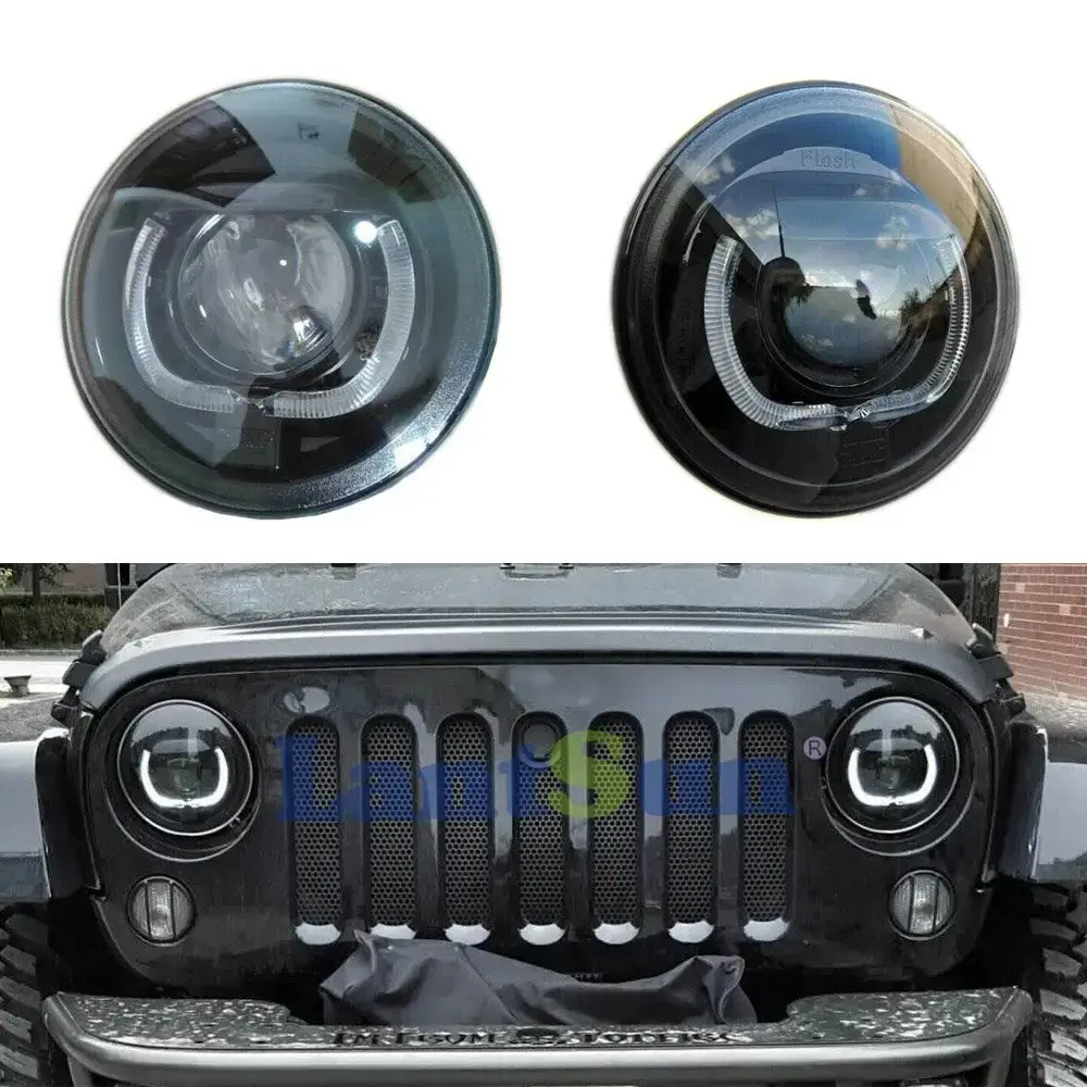 J021 Jeep Wrangler HID Xenon Head Lamp( with DRL )