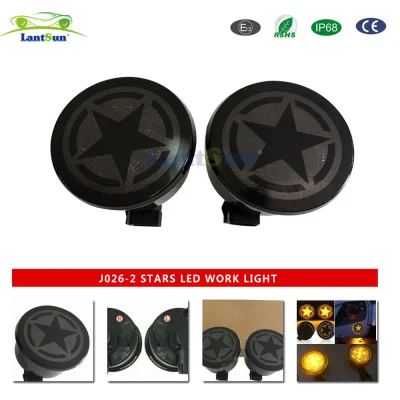For Jeep Wrangler Turn Signal 2007-2017 for Jeep Wrangler Front Grille Turn Signal Light J026-2 view 4