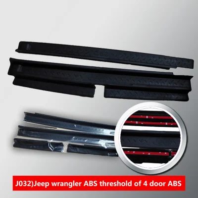 For Jeep Wrangler ABS Threshold of 4 Door J032