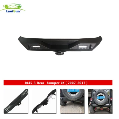 Popular Design Rear Bumper with Light Bar Bracket for JK J045-3 view 4