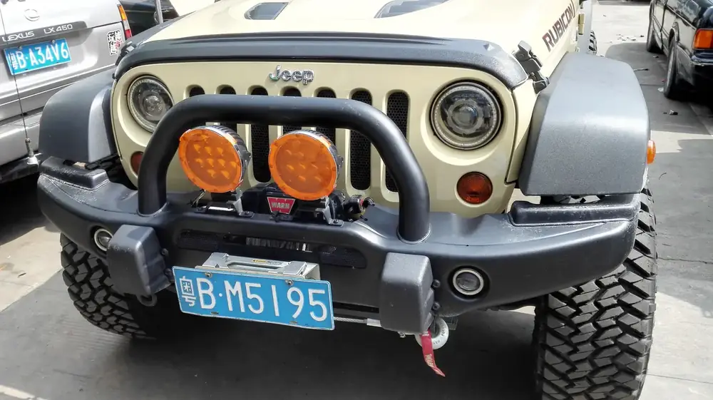 J063) AEV Front Bumper for Jeep JK Wrangler view 3