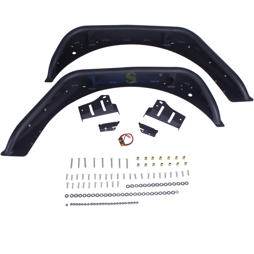 J067) Poison Spider Fender Flares Front +rear for Jeep JK for Wrangler 2007--2016 view 6