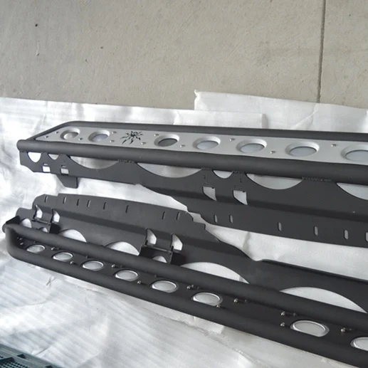 Lantsun J070 Poison Spider Side Steps for Jeep for Wrangler JK 07+ view 2