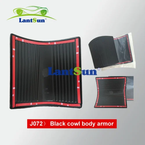 J072 Black Cowl Body Armor view 2