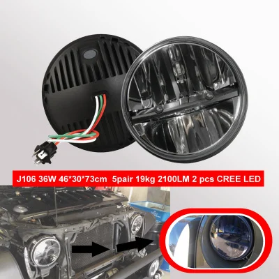 For Car/motorcycle/jeep/offroad 12V 36W IP67 Led Working Light J106-2