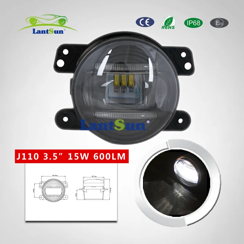 J110 3" 15w Osram Led Fog Light view 2
