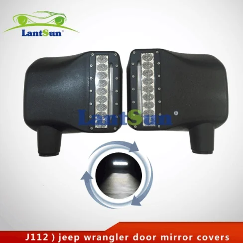 J112 Jeep Wrangler Door Mirror Covers view 3