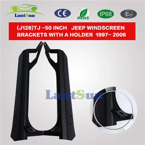 J128 50 Inch Jeep Windscreen Brackets with A Holder 1997- 2006 view 4