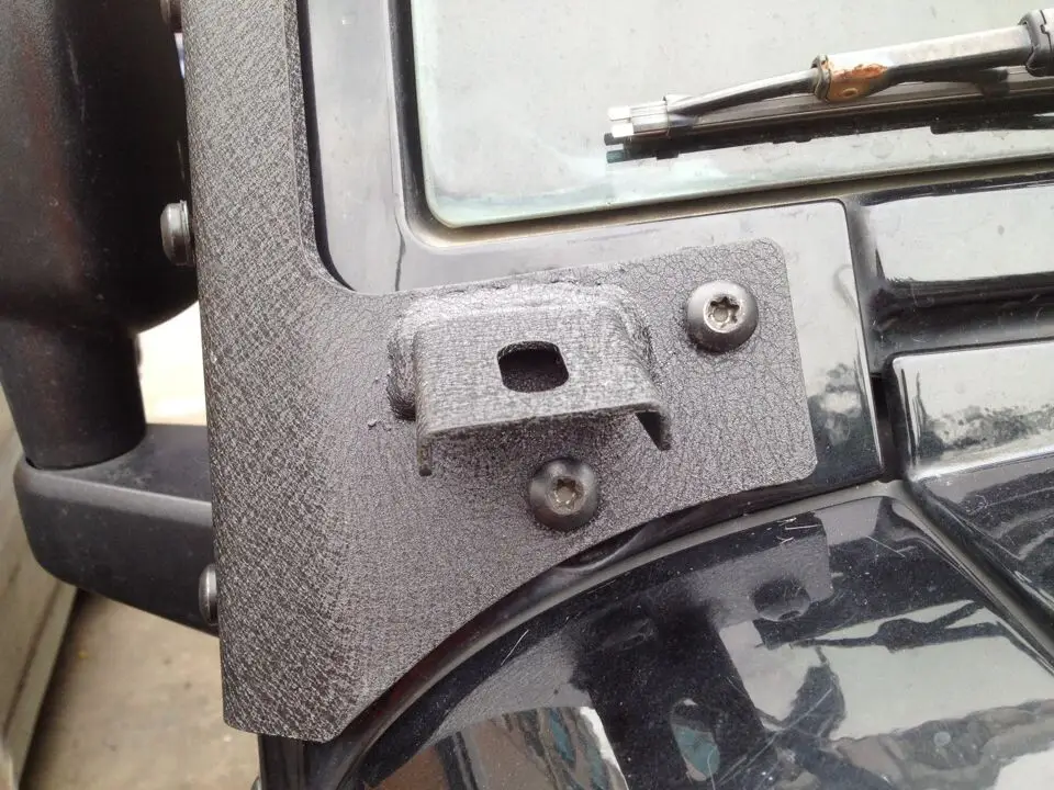 J132 52inch Jeep Windscreen Brackets with A Holder view 2