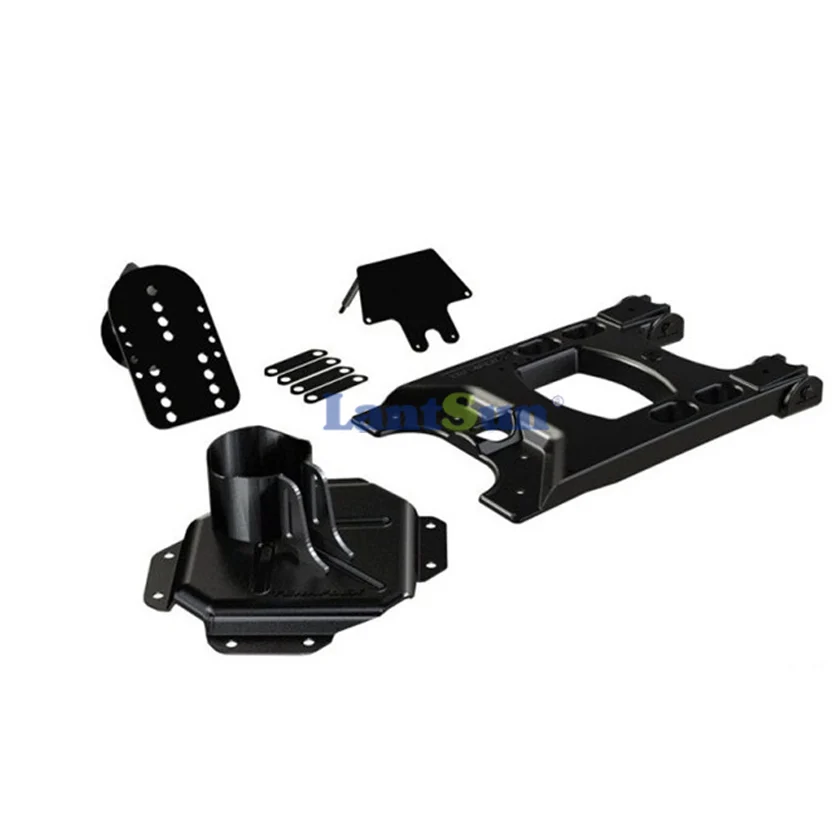 Lantsun J152 Spare Tire Bracket for Jeep Jk for Wrangler Accessories 2007+ Jk Car TF Spare Tire Carr view 2