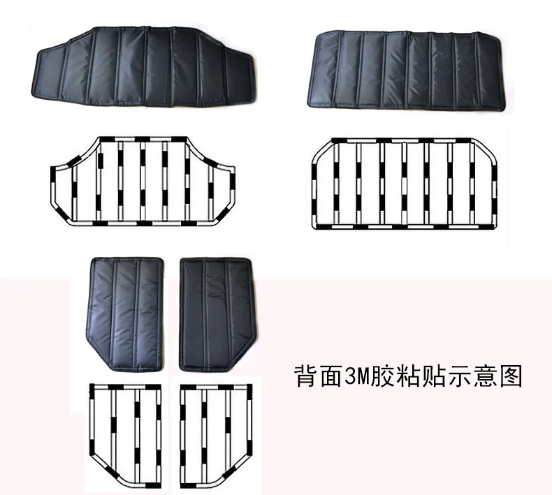 SXMA-A Headliner Hardtop Heat Insulation for Jeep JK Hard Top Headliner Roof Heat Insulation Cotton view 8