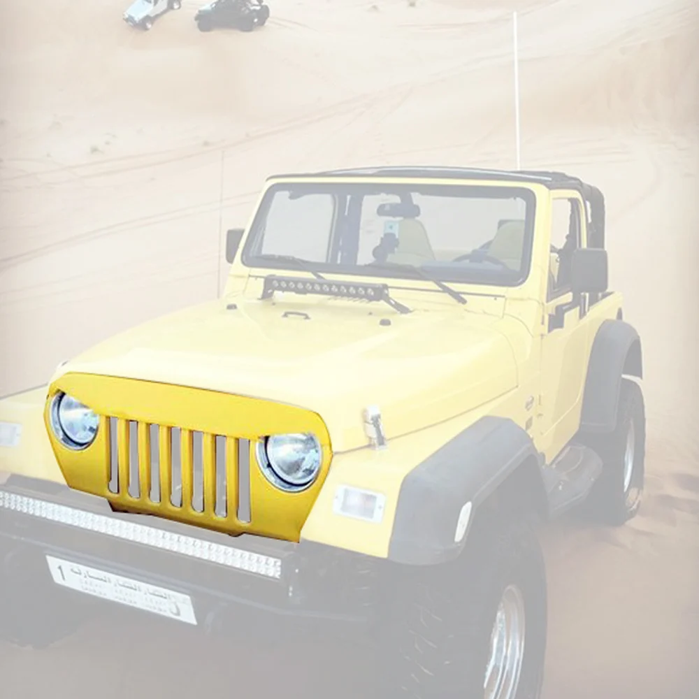 J187 Jeep TJ Grill view 3