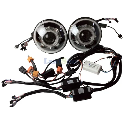7 Inch Led Headlamp for Jeep Wrangler with DRL/for Jeep Headlights J238RGB