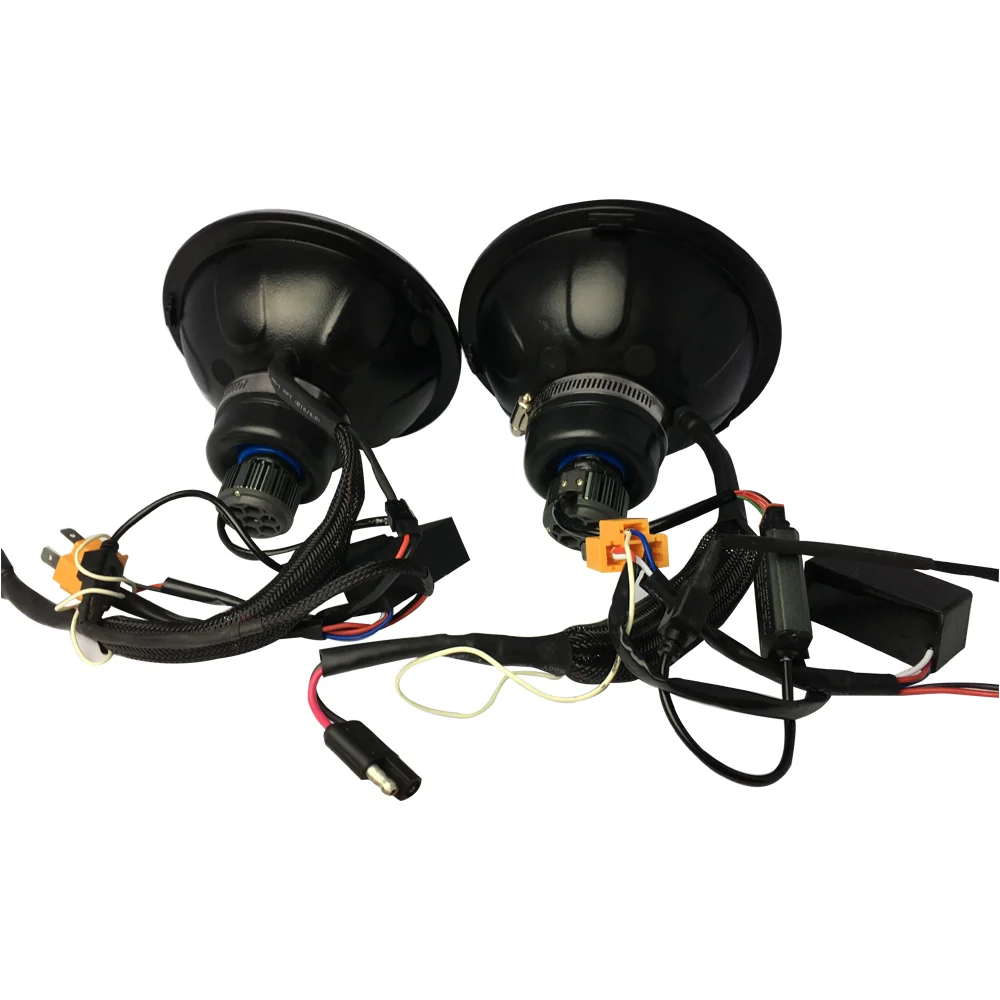 J238- 7" the Stars Headlight for Jeep for Wrangler JK with Abcdefgh 8 Colors view 3