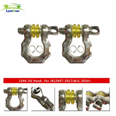 Steel Rear Tractor Trailer Hook for Jeep for Wrangler 2007+ Auto Parts J246
