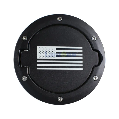 J274 JK Wrangler Fuel Tank with America Flag view 3