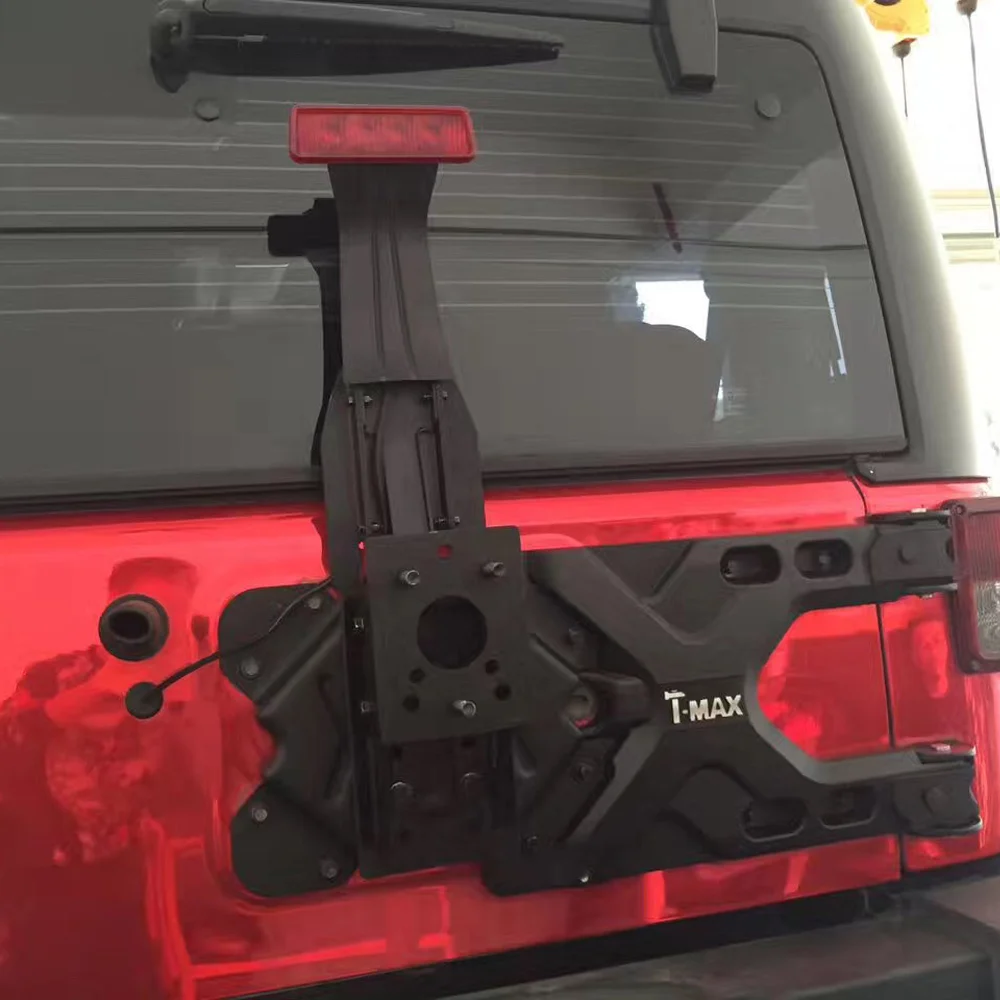 Lantsun J275 Spare Tire Bracket for Jeep Jk for Wrangler Accessories 2007+ Jk Car Spare Tire Carrier view 4