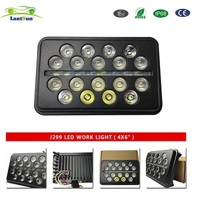 6 Inch for SUV 4X4 Off Road 60W Led Work Light Led Lamp J299