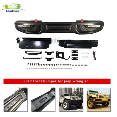 J317-2 Front Bumper for Jeep Wrangler 4x4 Front Bumper Accessories view 4