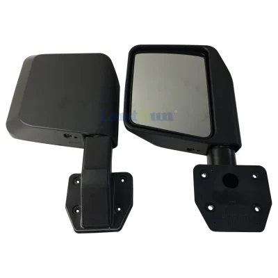 Rearview Mirror Black Door Side Mirrors Kit for Jeep Wrangler J319 view 3