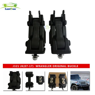 High Quality Hood Lock Catch Latch Cover Buckle Lock for Jeep Wrangler JK 07-17 J321 view 5